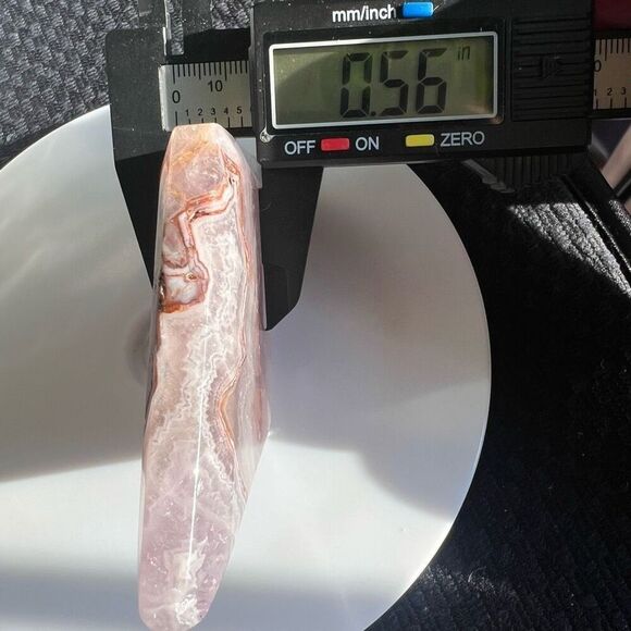 Amethyst and Crazy Lace Agate Mix Diamond with Zodiac Stand (#2) - Picture 10 of 12